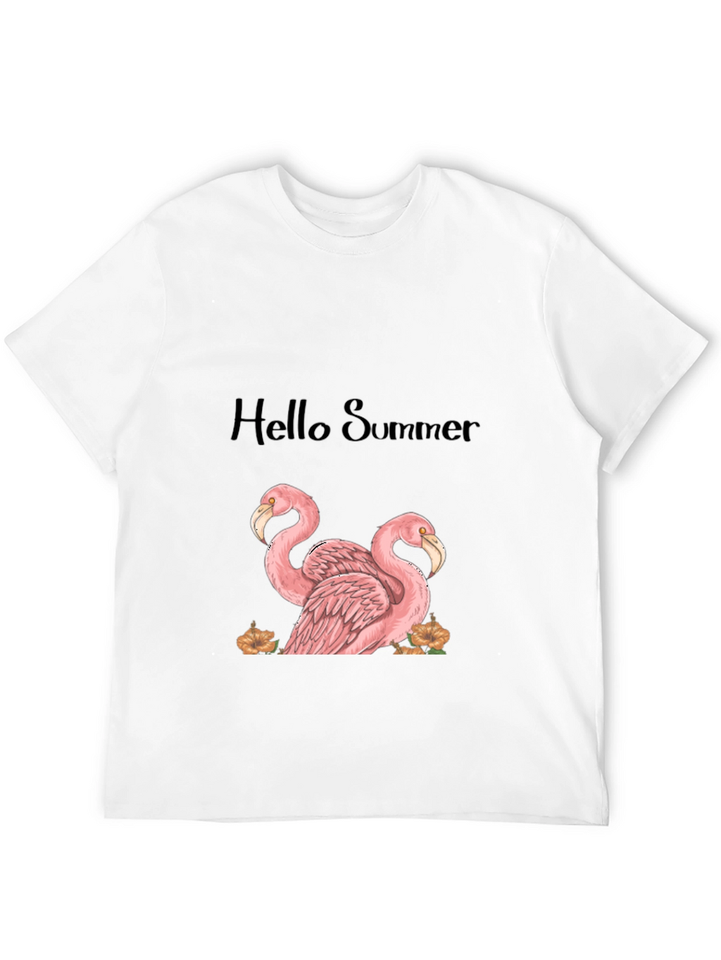 Hello Summer Flamingo Graphic Tee