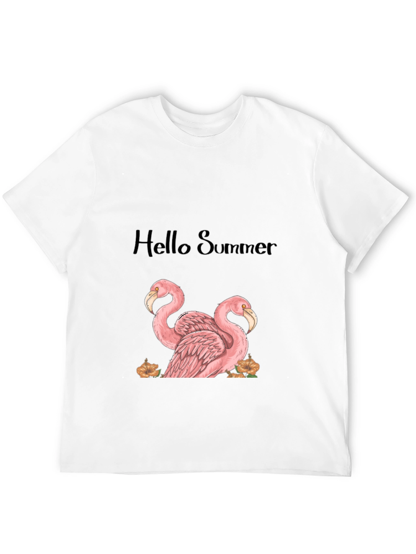 Hello Summer Flamingo Graphic Tee