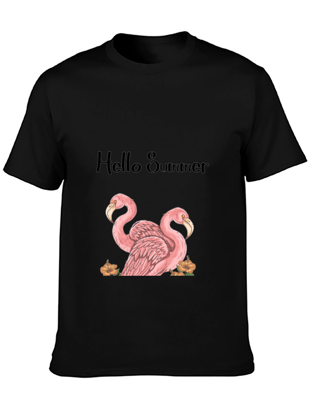 Hello Summer Flamingo Graphic Tee