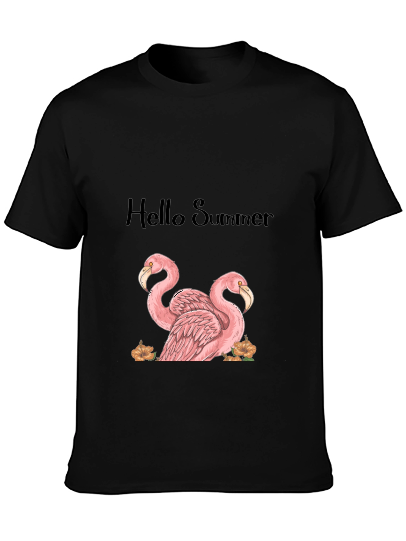 Hello Summer Flamingo Graphic Tee