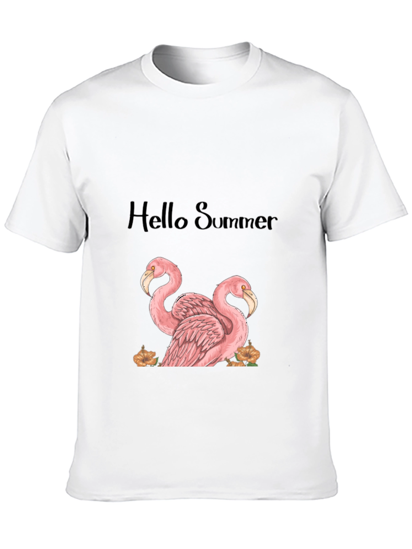 Hello Summer Flamingo Graphic Tee
