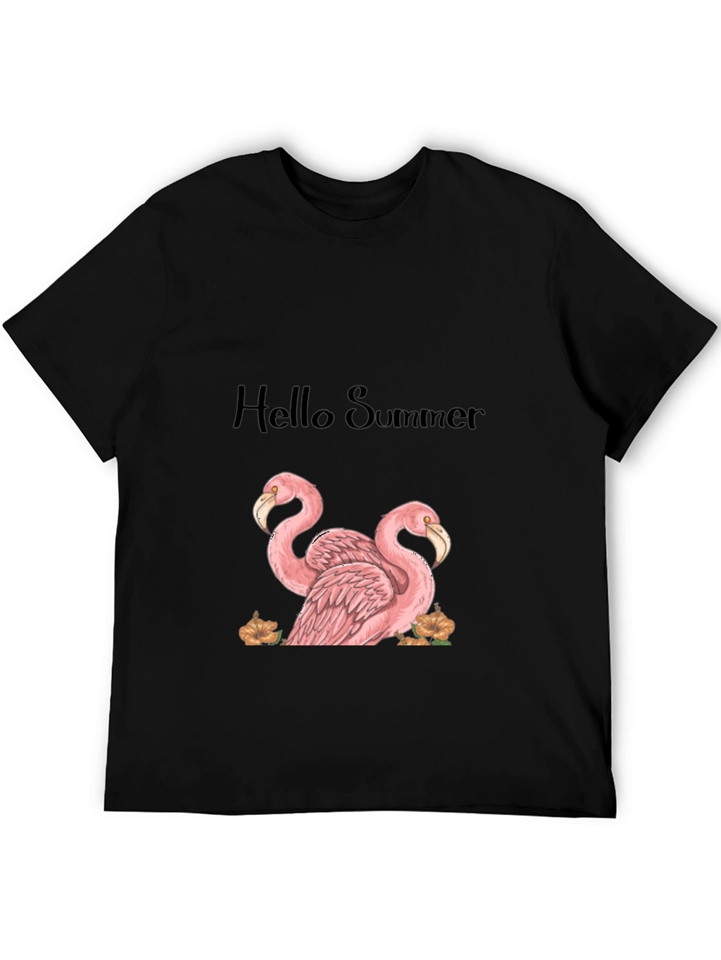 Hello Summer Flamingo Graphic Tee