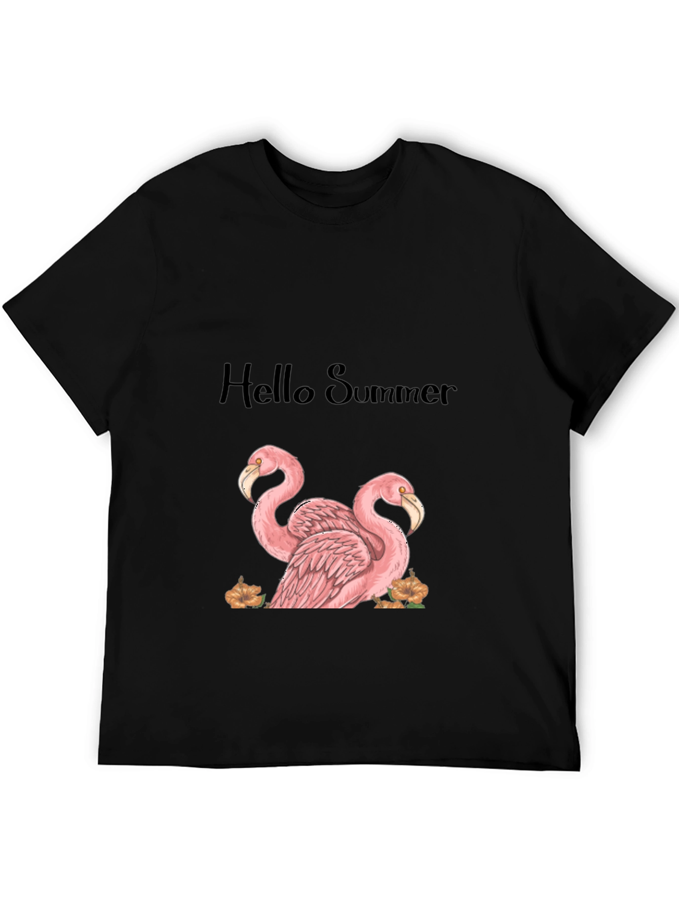 Hello Summer Flamingo Graphic Tee