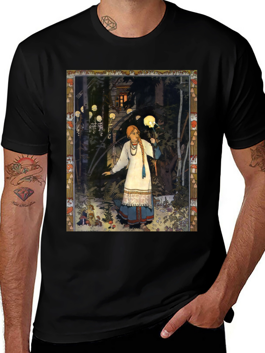 Baba Yaga Graphic T-Shirt