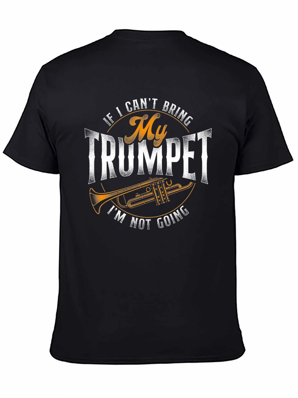 Trumpet Player Graphic T-Shirt - Music Lover Tee