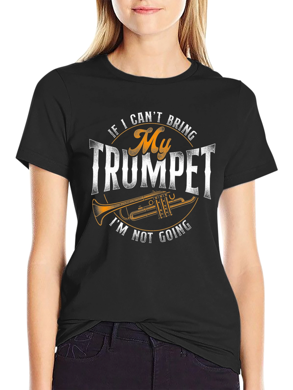 Trumpet Player Graphic T-Shirt - Music Lover Tee
