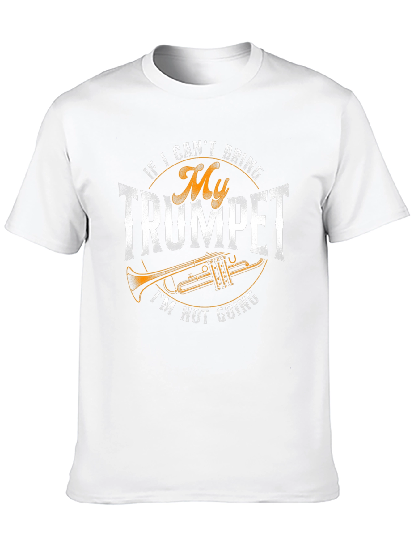 Trumpet Player Graphic T-Shirt - Music Lover Tee