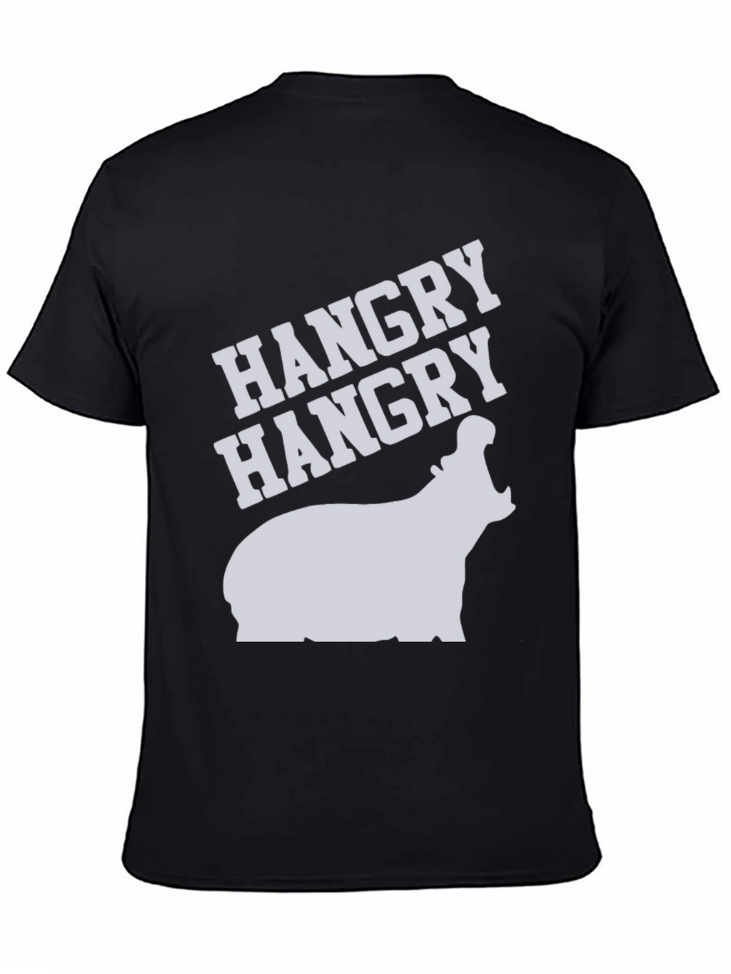 Hangry Hippo T-Shirt - Funny Graphic Tee