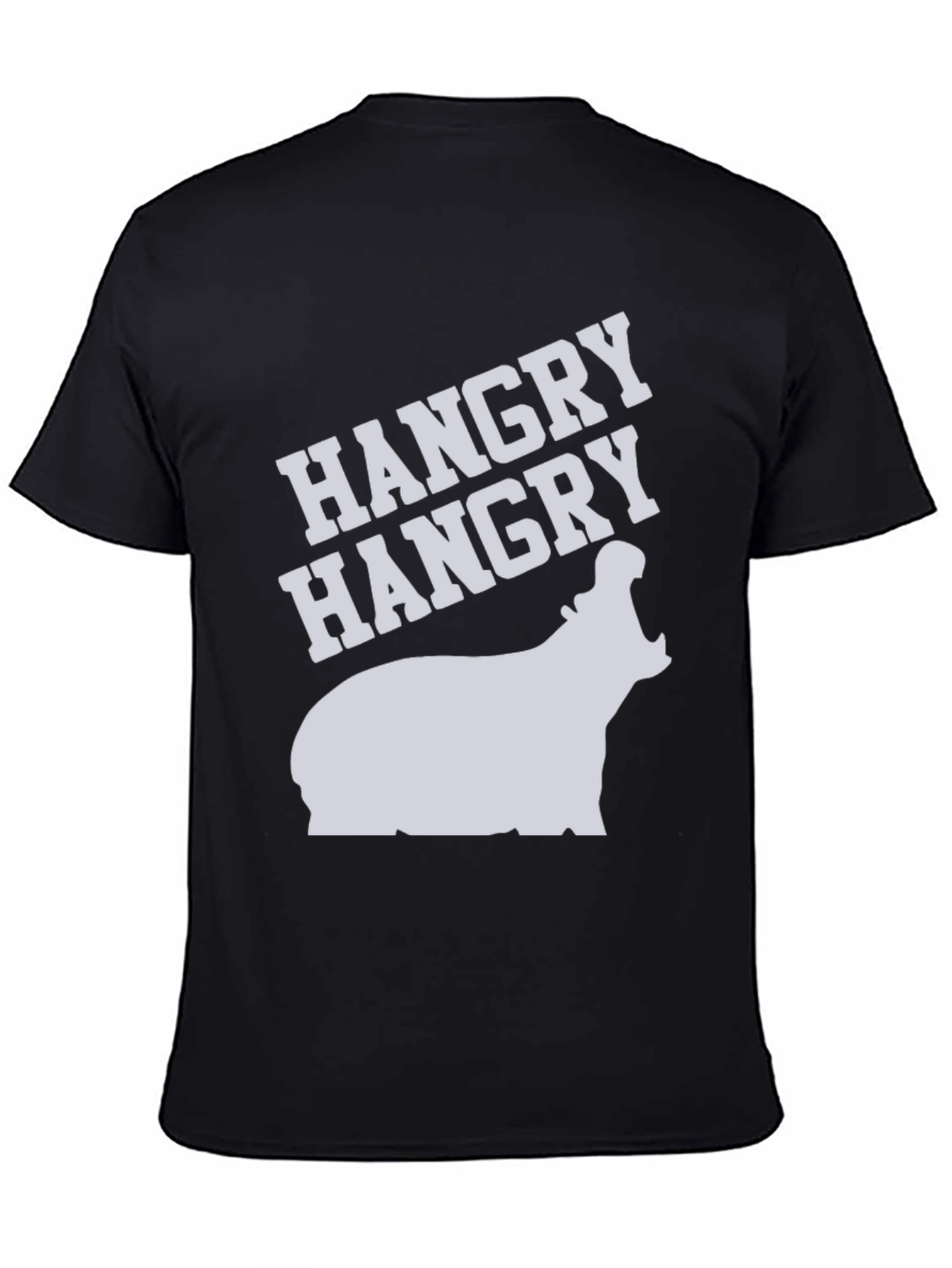 Hangry Hippo T-Shirt - Funny Graphic Tee