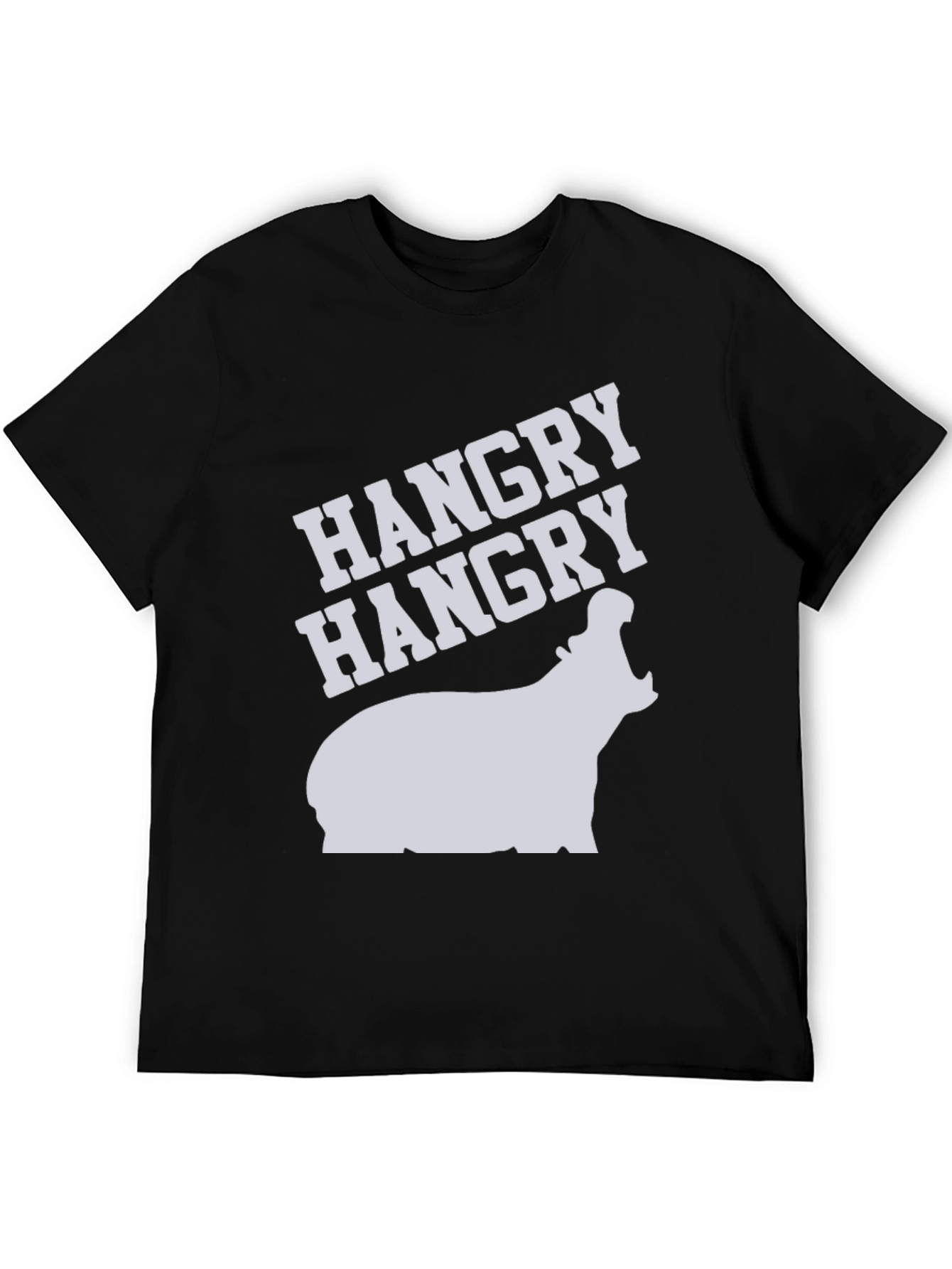Hangry Hippo T-Shirt - Funny Graphic Tee