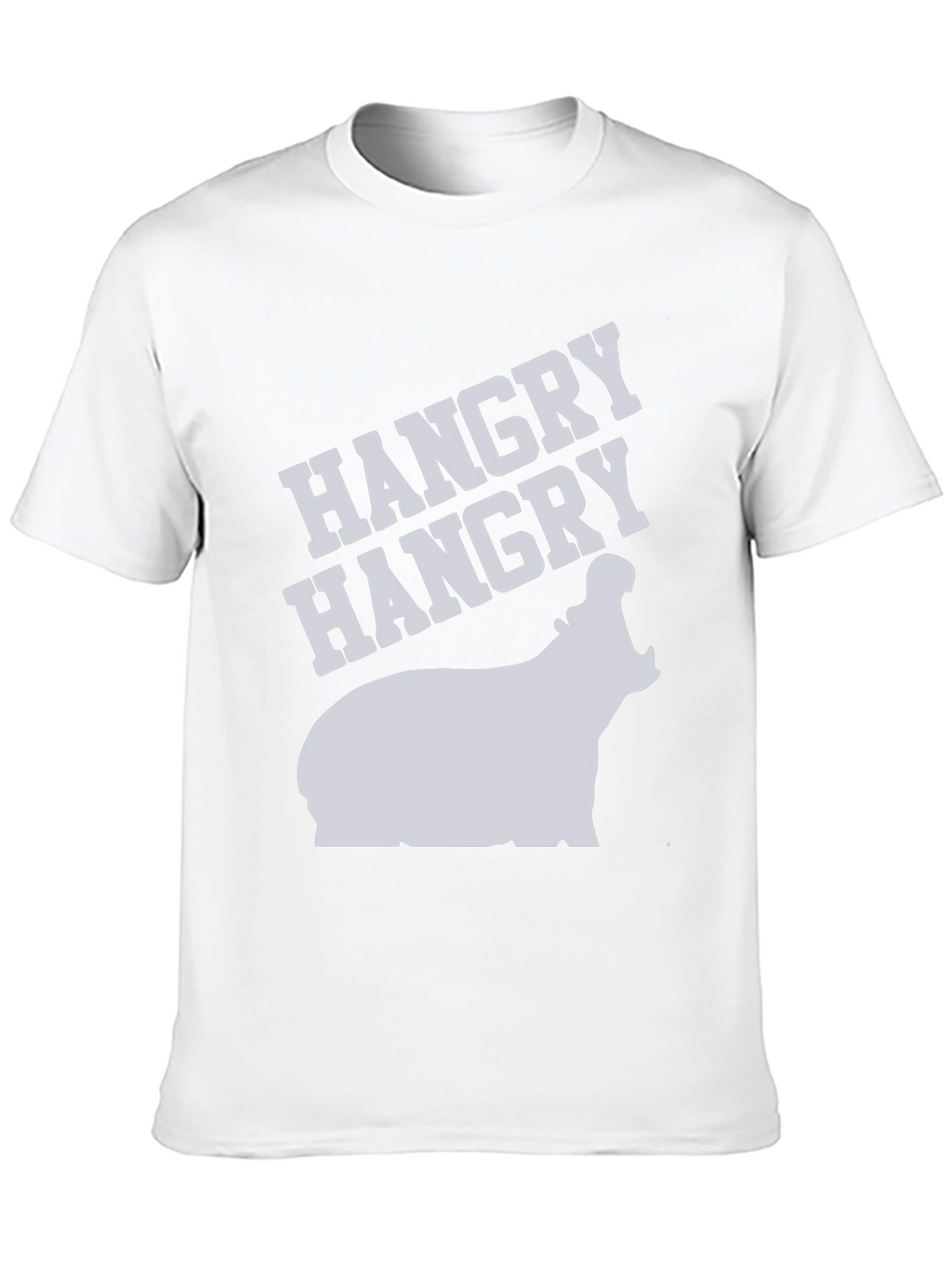 Hangry Hippo T-Shirt - Funny Graphic Tee