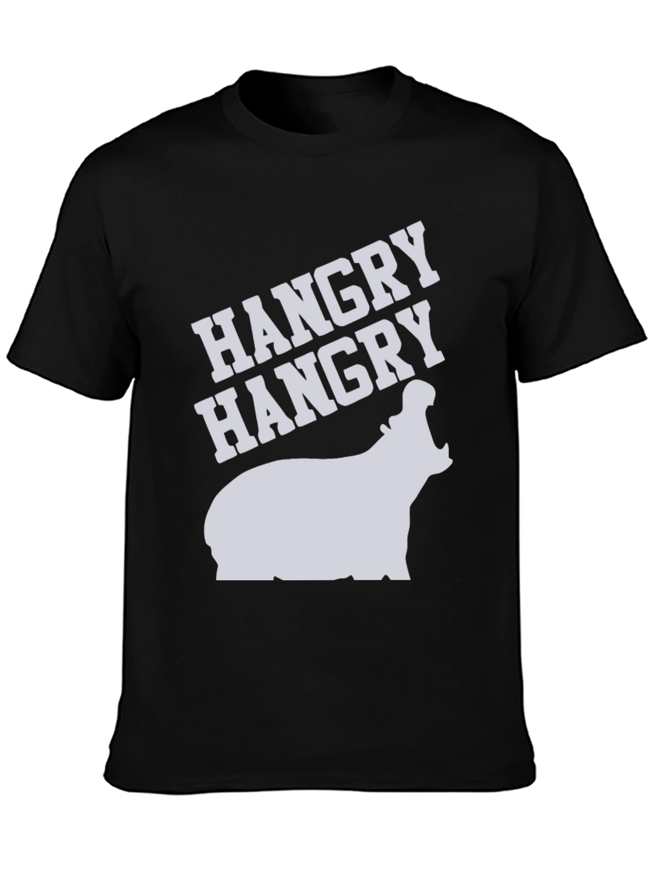 Hangry Hippo T-Shirt - Funny Graphic Tee