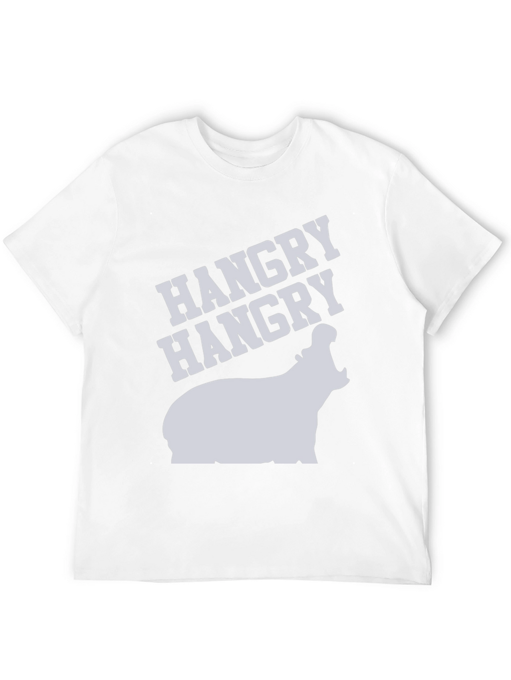 Hangry Hippo T-Shirt - Funny Graphic Tee