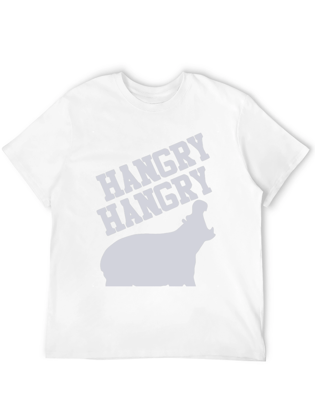 Hangry Hippo T-Shirt - Funny Graphic Tee