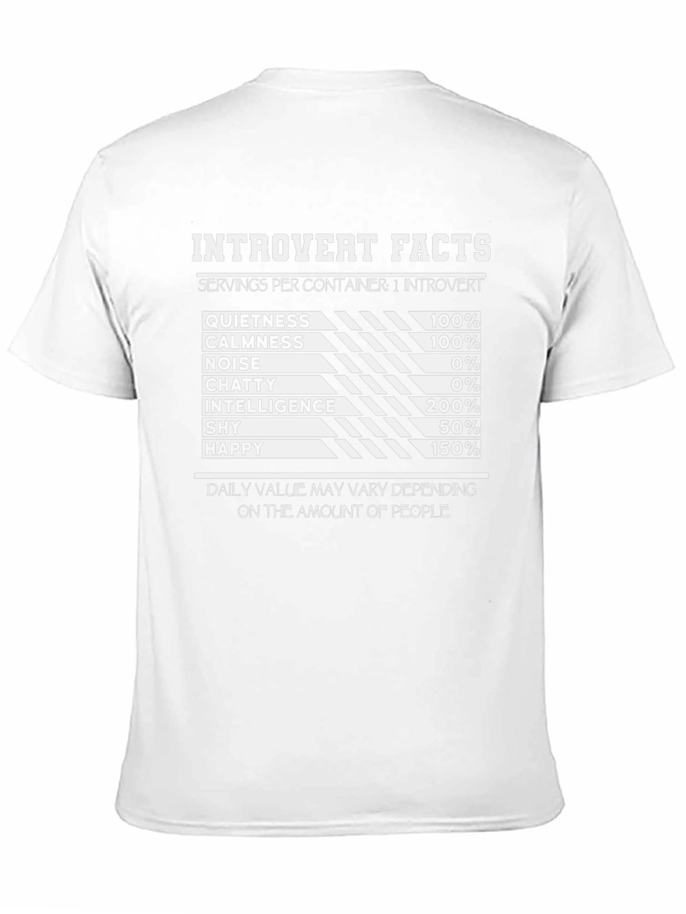 Introvert Facts Graphic Tee - Soft Cotton Blend