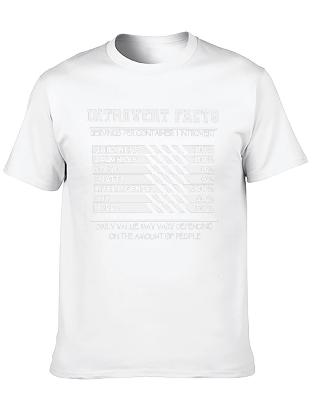 Introvert Facts Graphic Tee - Soft Cotton Blend