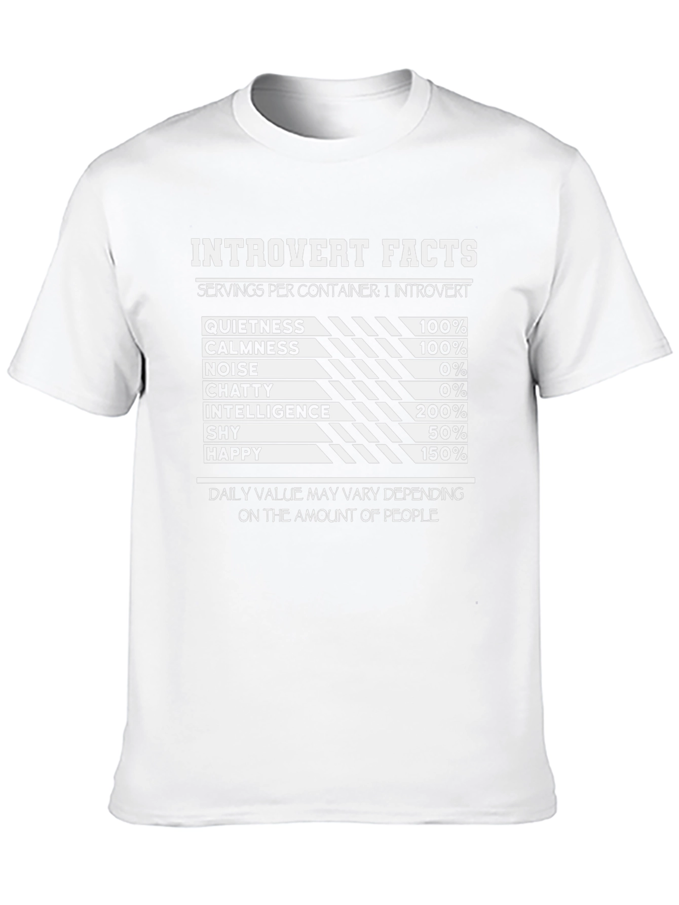 Introvert Facts Graphic Tee - Soft Cotton Blend
