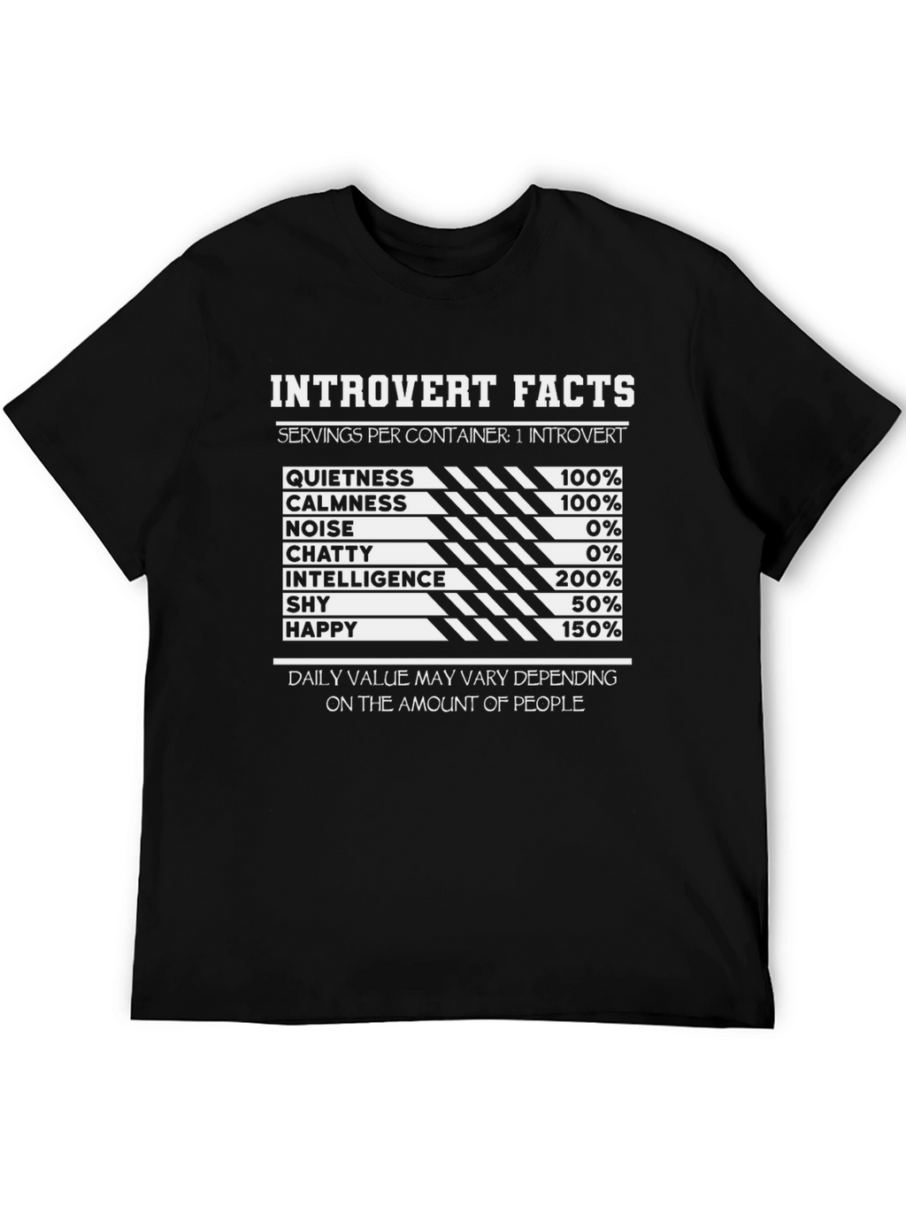 Introvert Facts Graphic Tee - Soft Cotton Blend