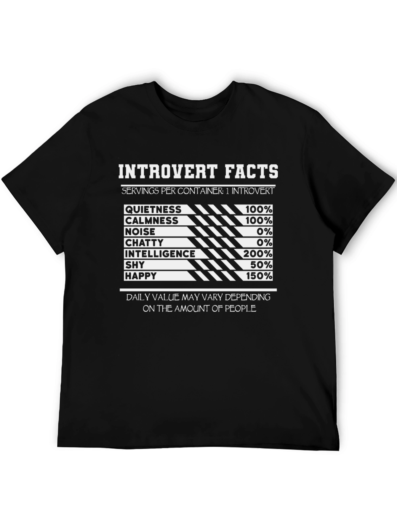 Introvert Facts Graphic Tee - Soft Cotton Blend