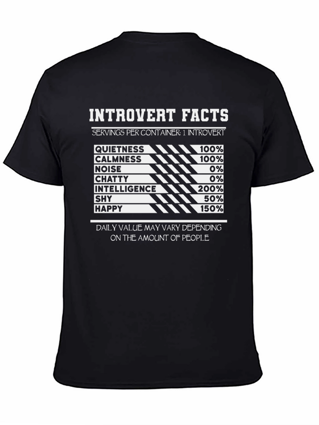 Introvert Facts Graphic Tee - Soft Cotton Blend