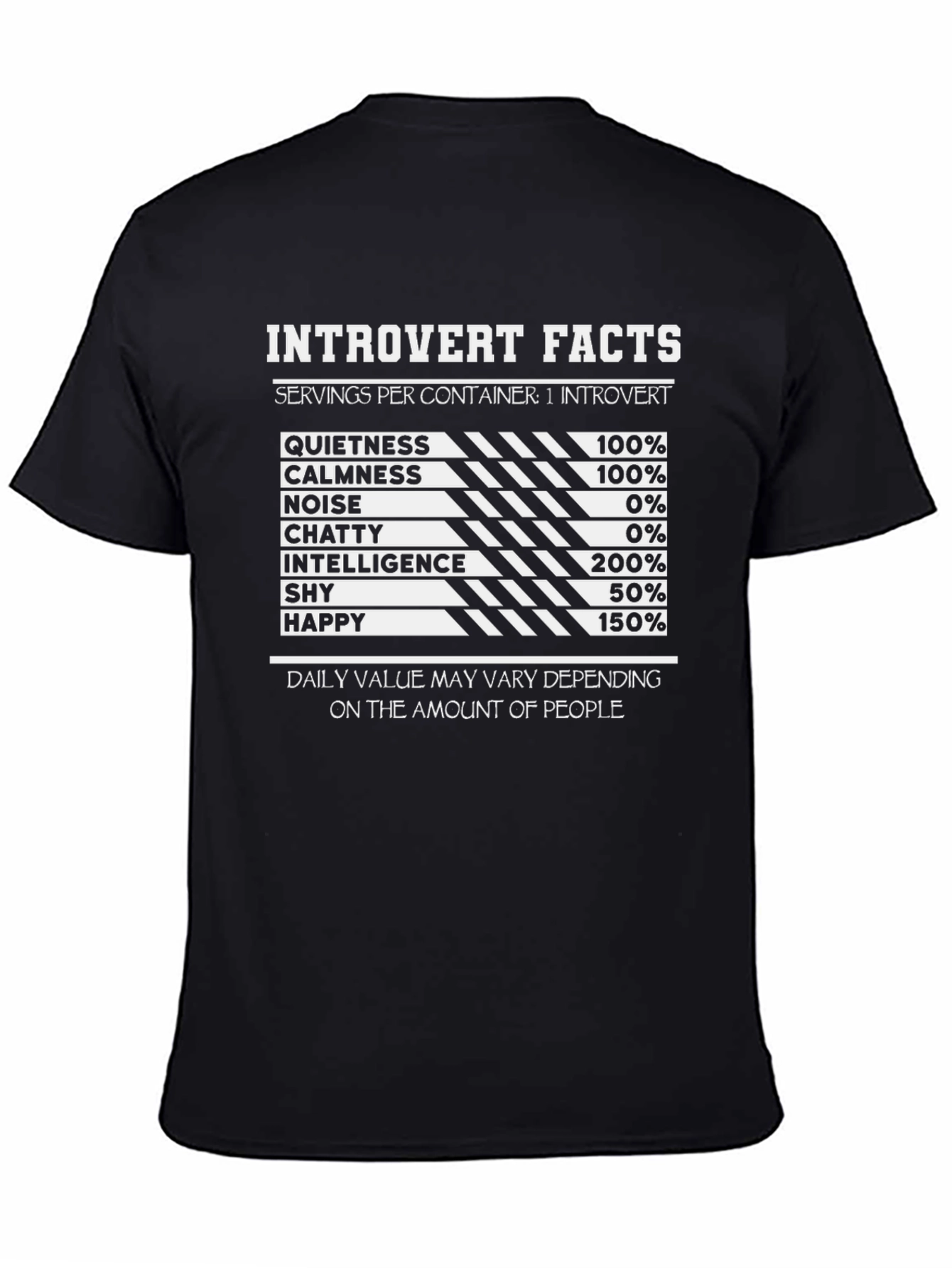 Introvert Facts Graphic Tee - Soft Cotton Blend