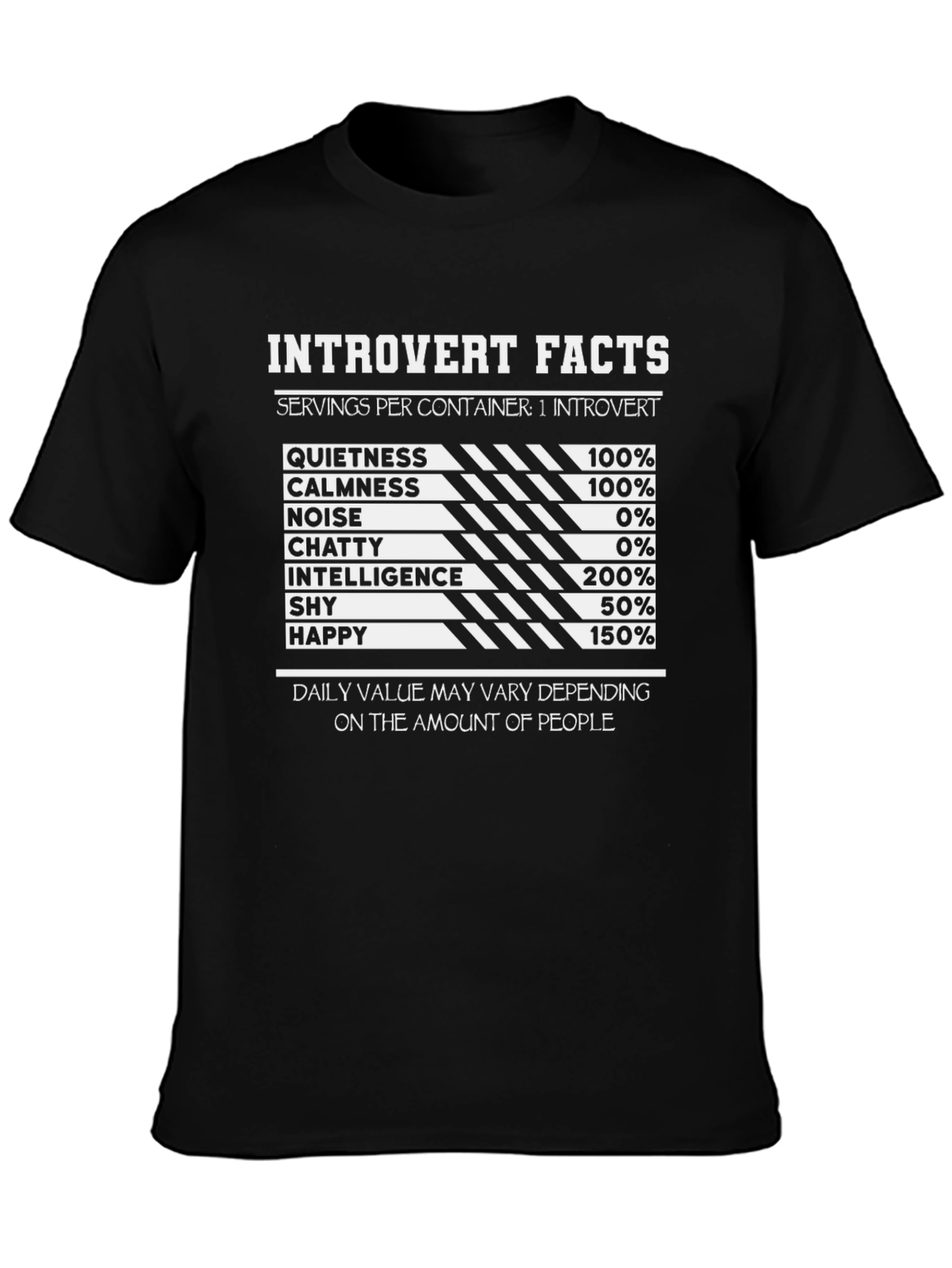 Introvert Facts Graphic Tee - Soft Cotton Blend