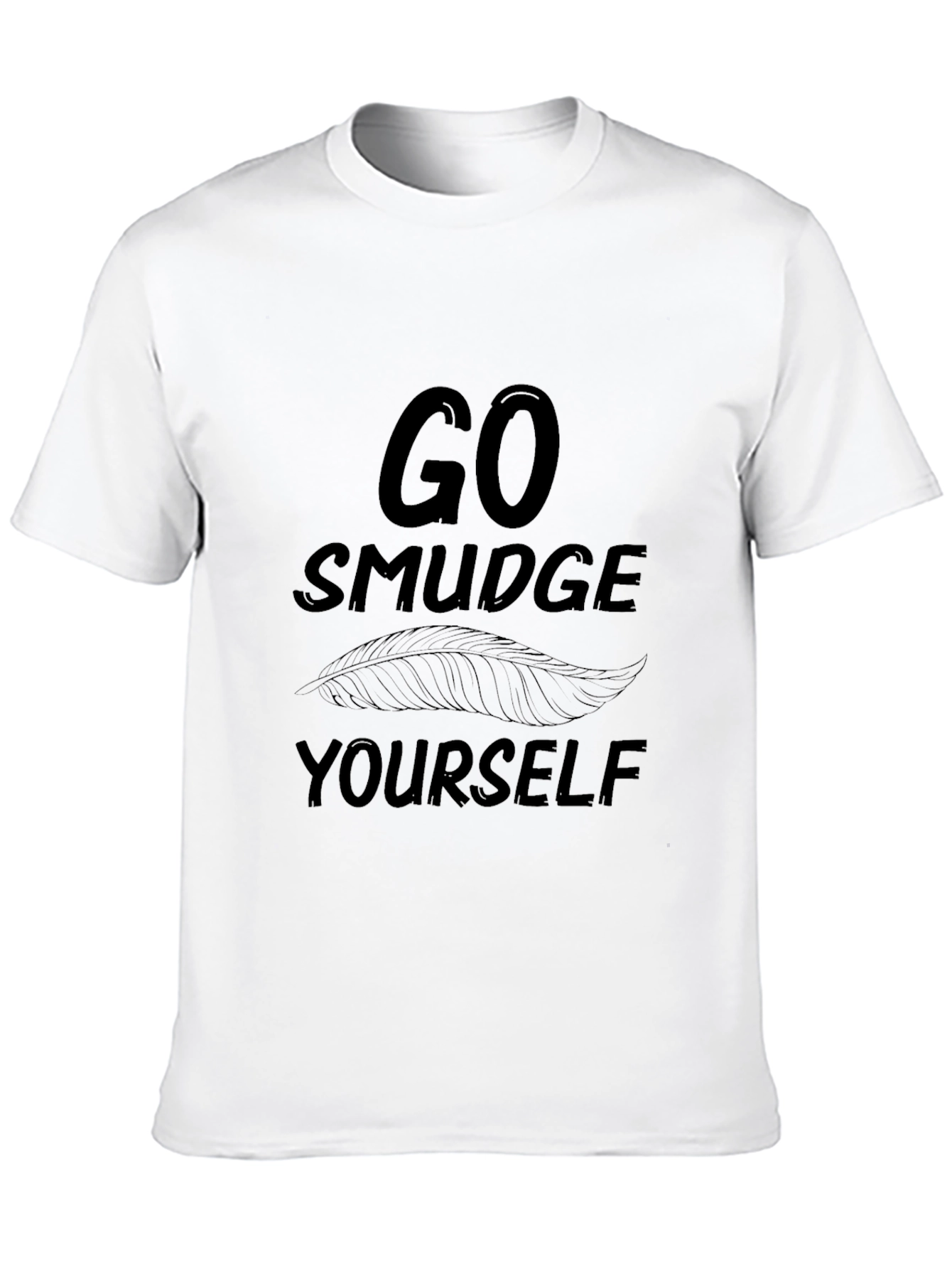 Go Smudge Yourself Black Graphic Tee