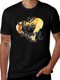 Love Mom Graphic T-Shirt - Black Crew Neck Tee