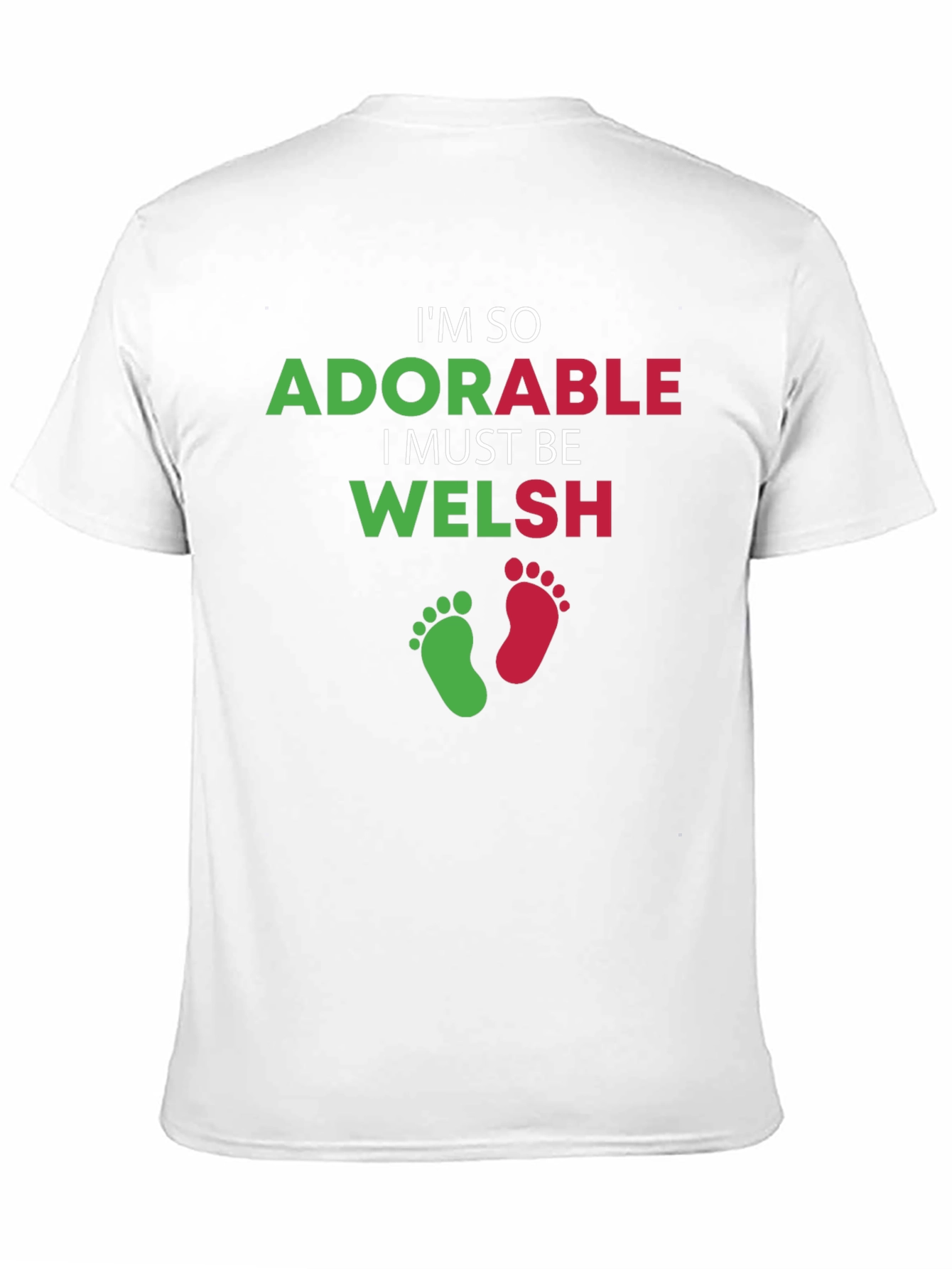 Adorable Welsh T-Shirt - Black Crew Neck