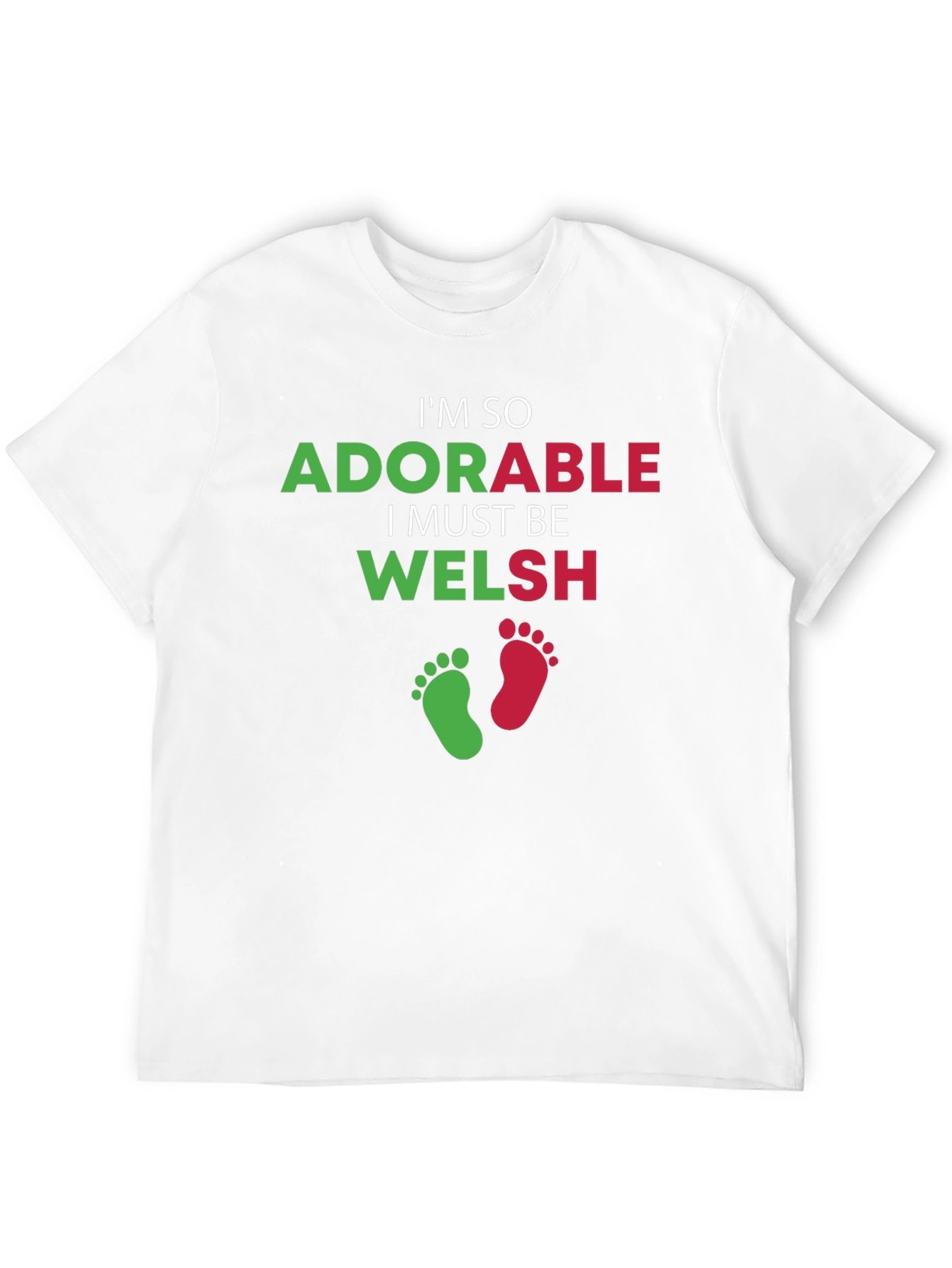 Adorable Welsh T-Shirt - Black Crew Neck
