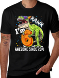 Rawr Im 6 Awesome Since 2014 T-Shirt