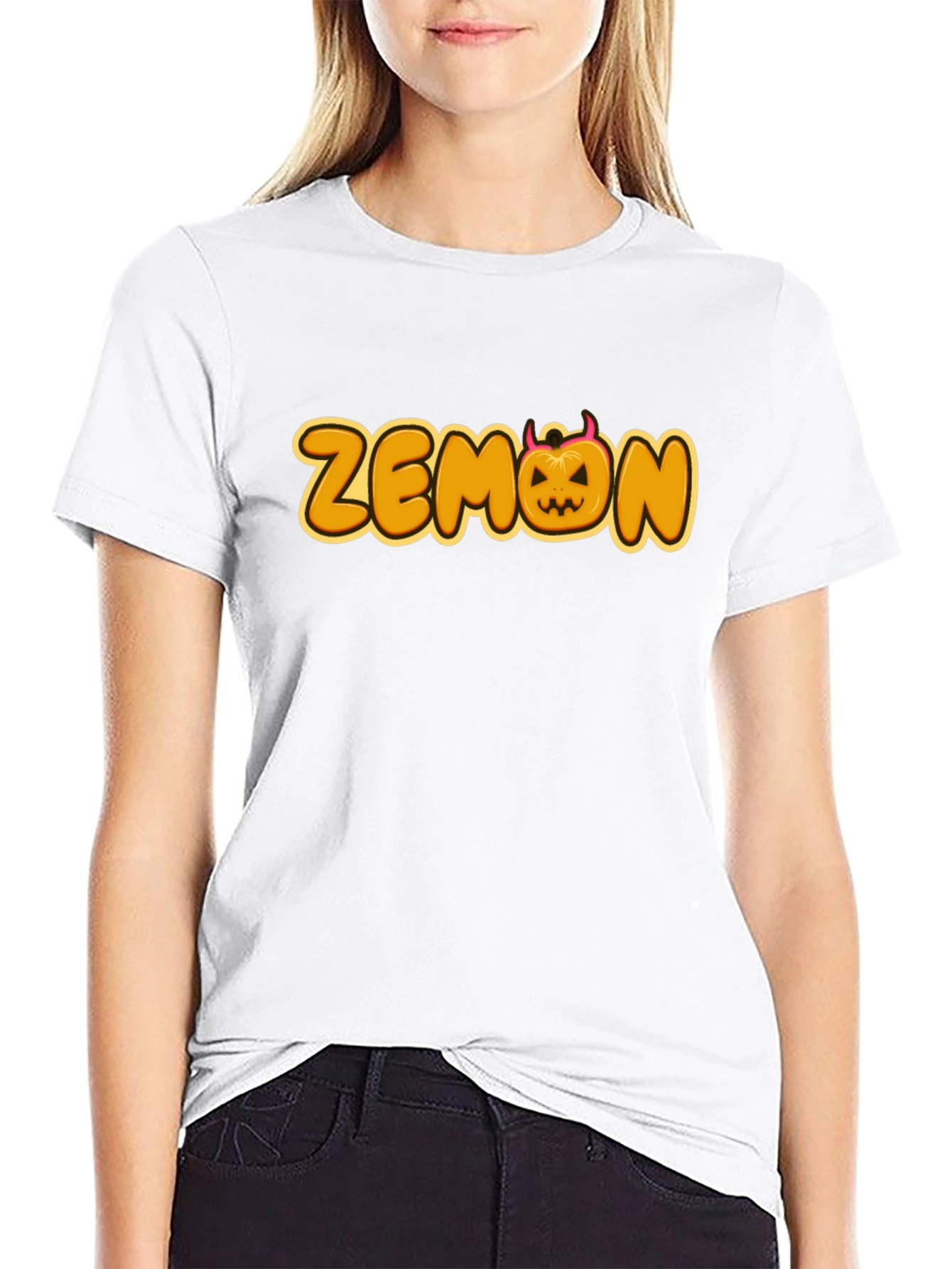 Halloween Zemon T-Shirt - Mens Black Tee