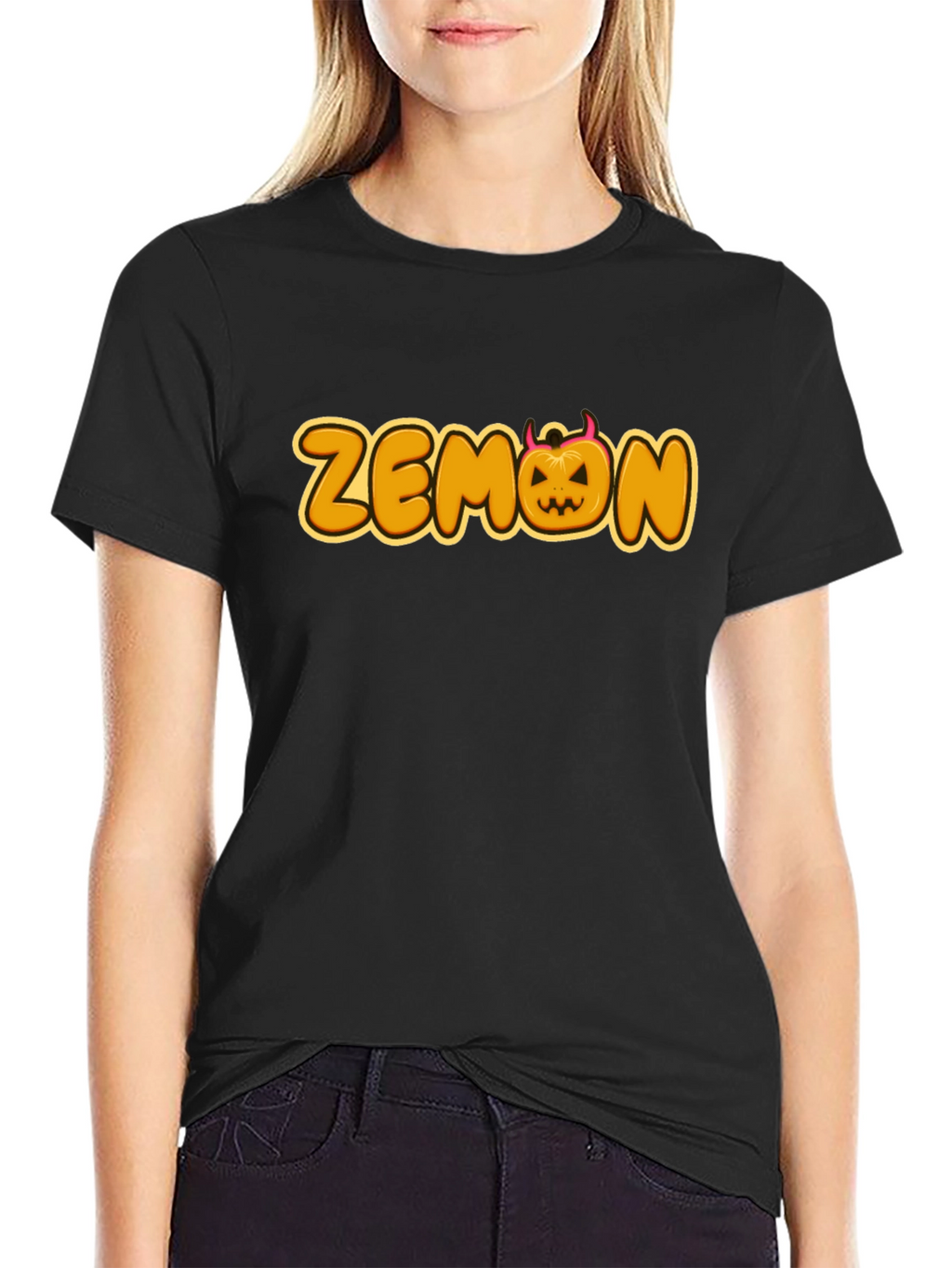 Halloween Zemon T-Shirt - Mens Black Tee