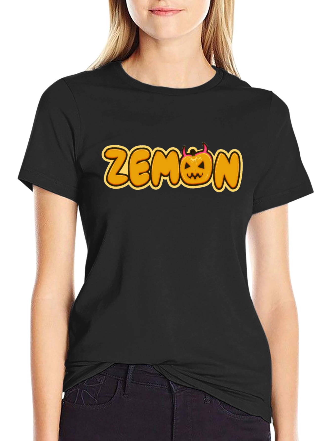 Halloween Zemon T-Shirt - Mens Black Tee