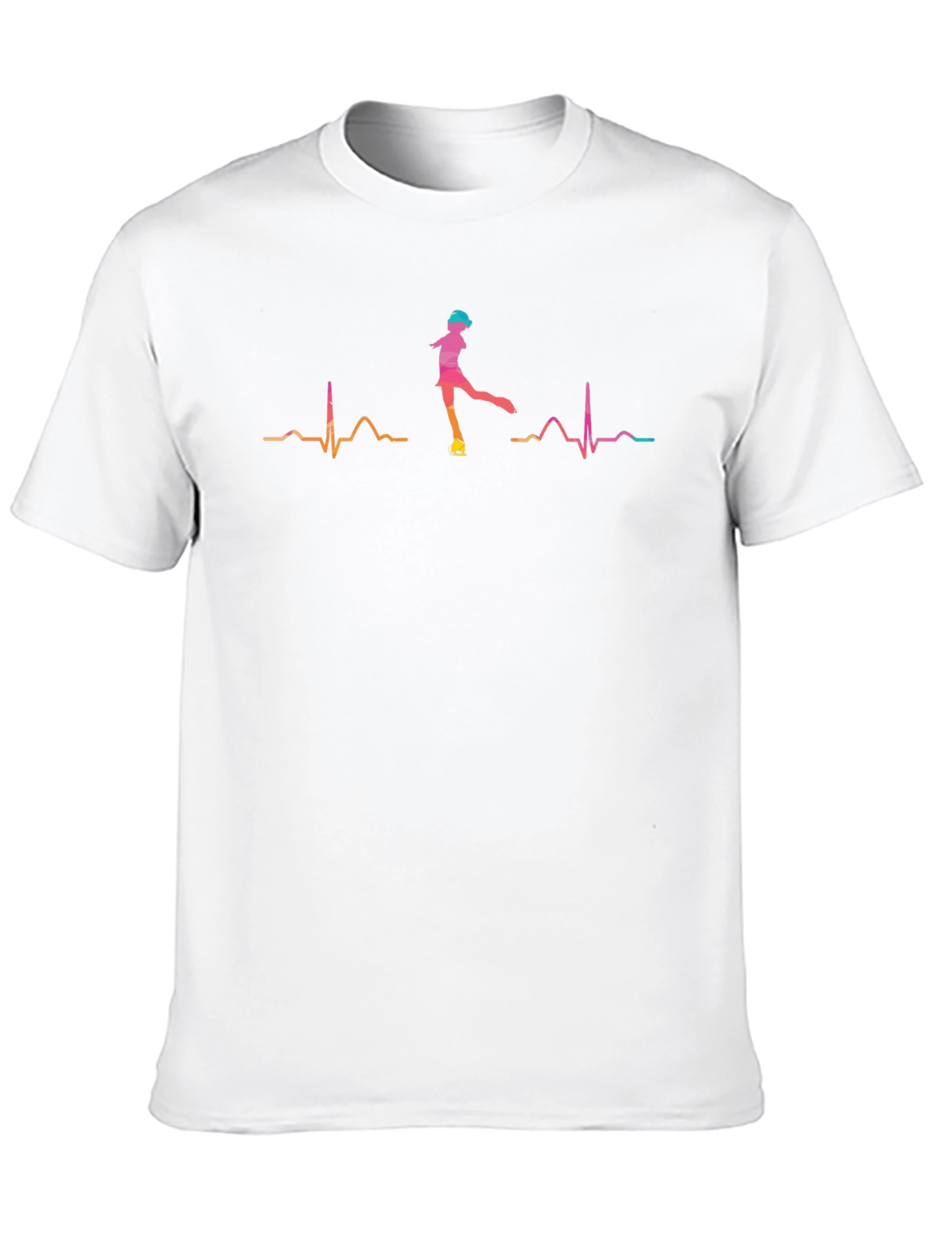 Figure Skating Heartbeat T-Shirt