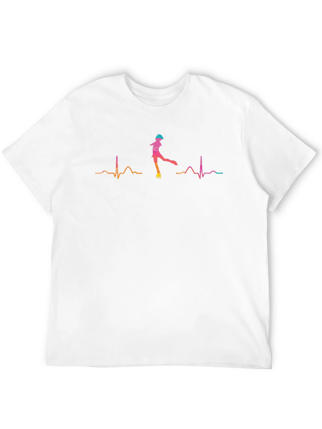 Figure Skating Heartbeat T-Shirt