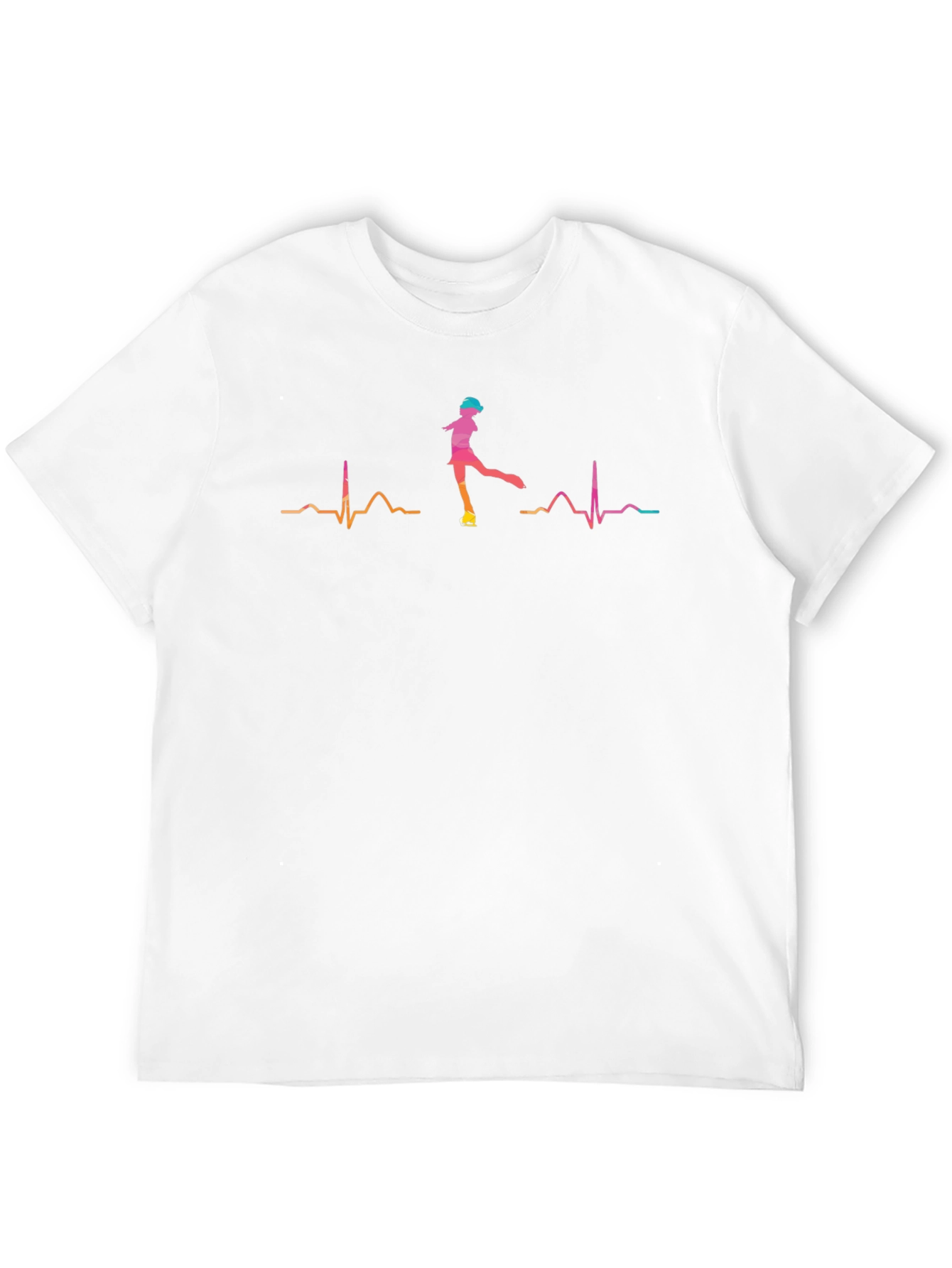 Figure Skating Heartbeat T-Shirt