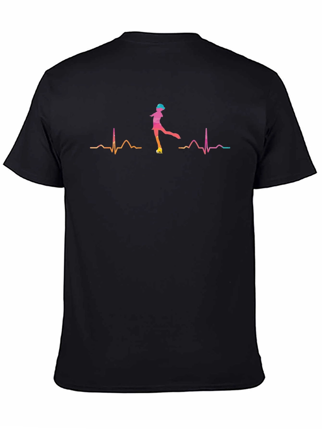 Figure Skating Heartbeat T-Shirt