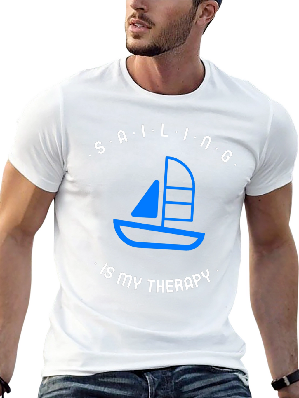 Sailing is My Therapy Graphic T-Shirt