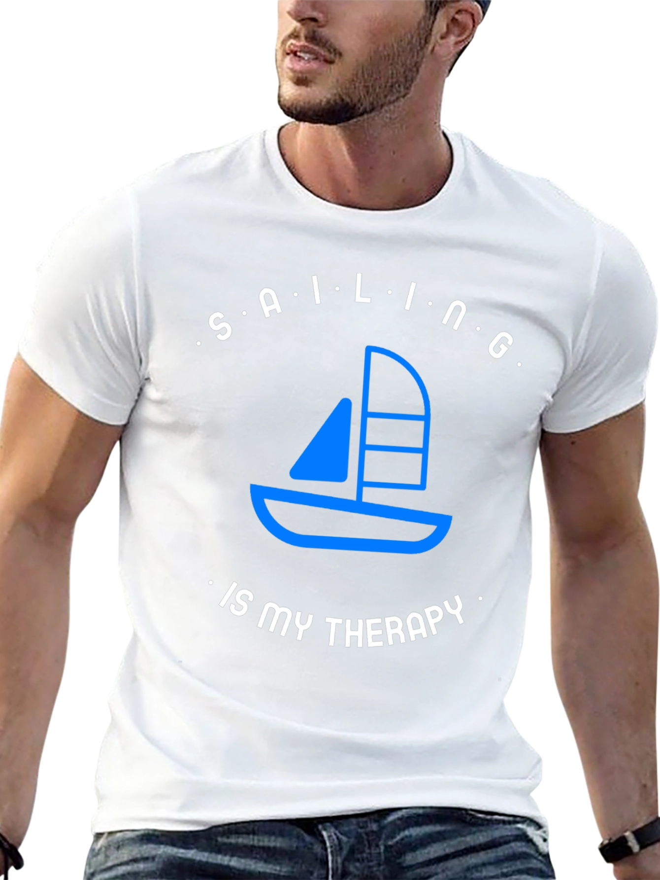 Sailing is My Therapy Graphic T-Shirt