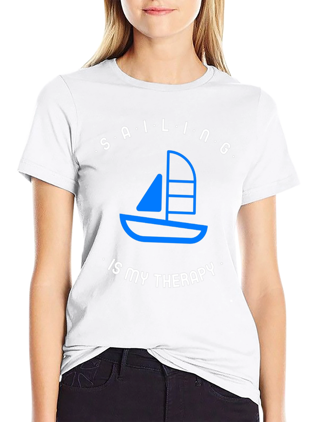 Sailing is My Therapy Graphic T-Shirt
