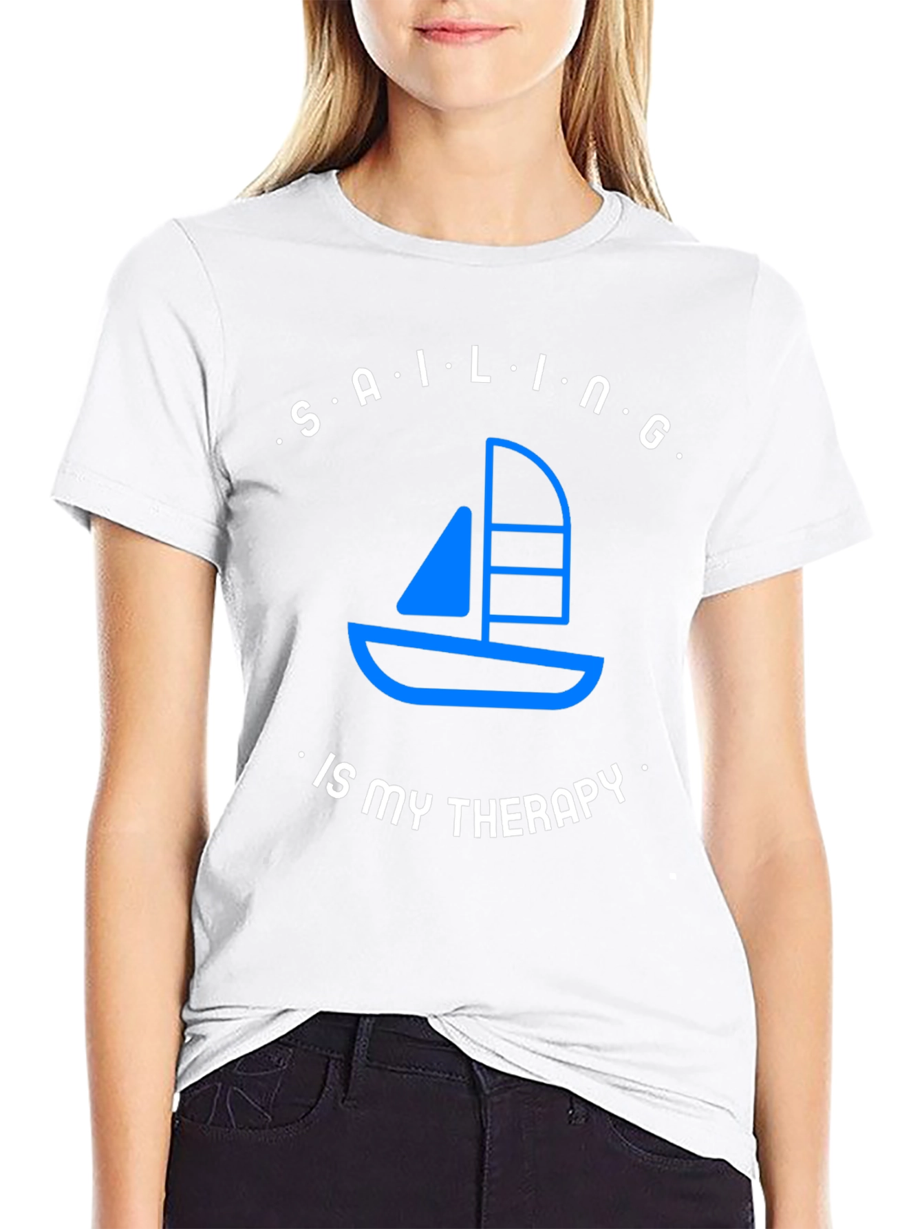 Sailing is My Therapy Graphic T-Shirt