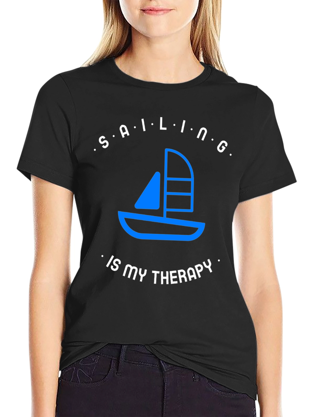 Sailing is My Therapy Graphic T-Shirt