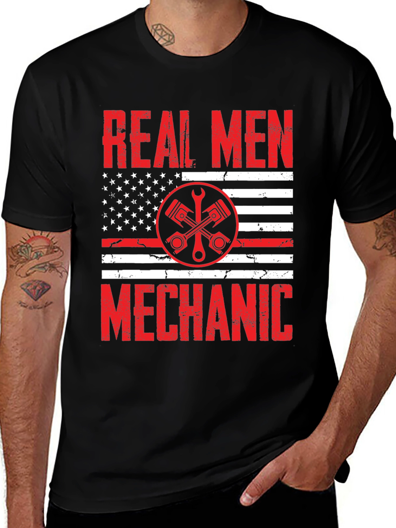 Real Men Mechanic T-Shirt