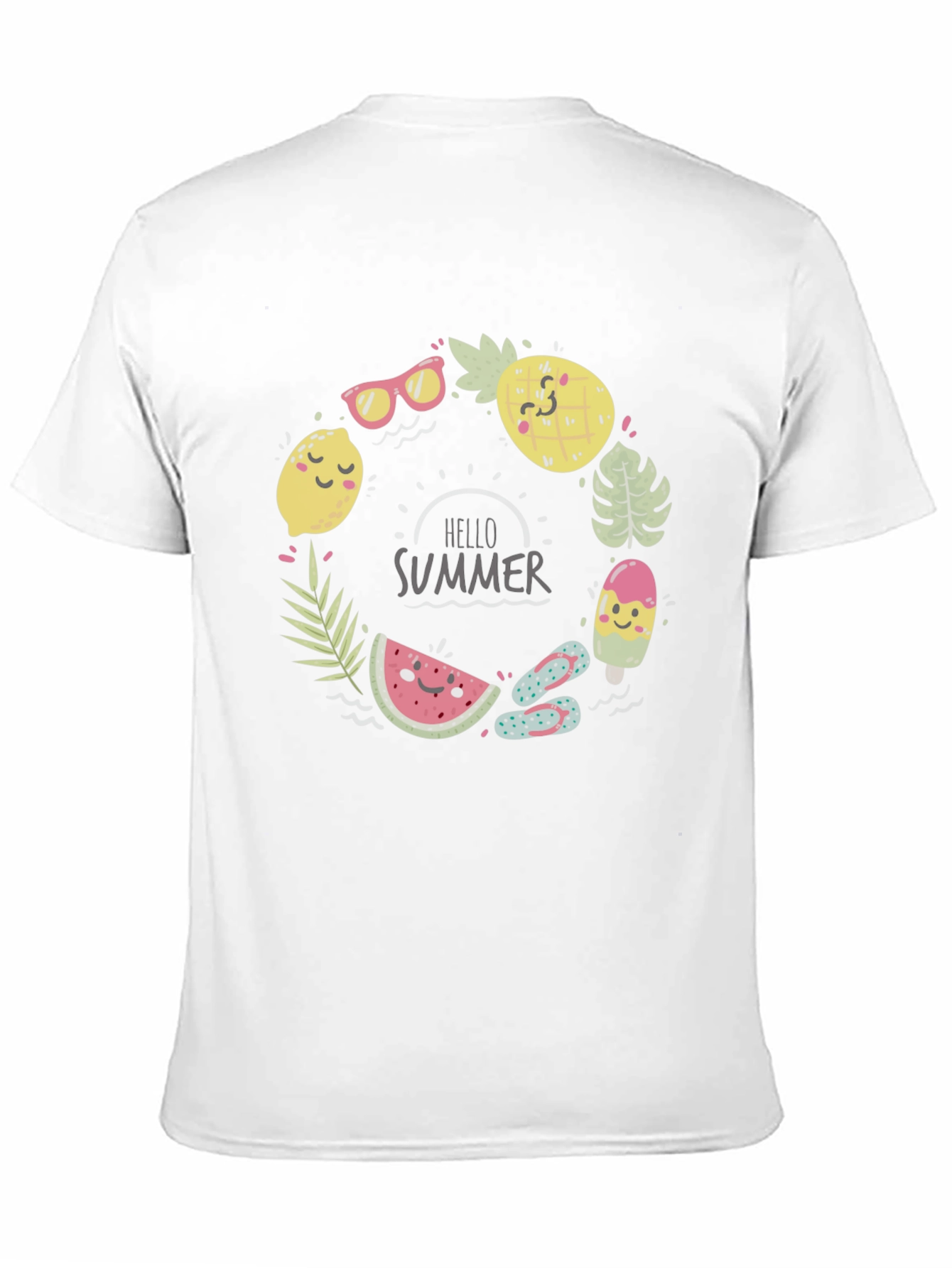 Summer Fun Graphic Tee - Mens Black T-Shirt