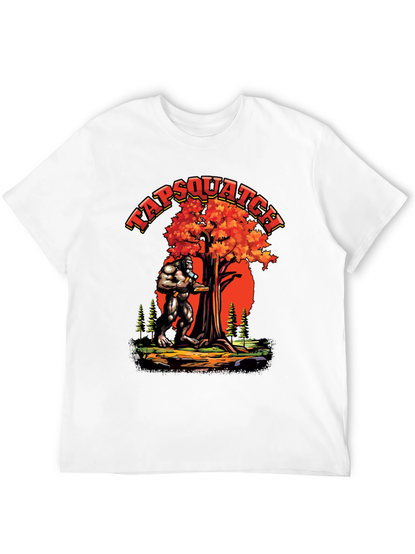 TAPSQUATCH Graphic Black T-Shirt