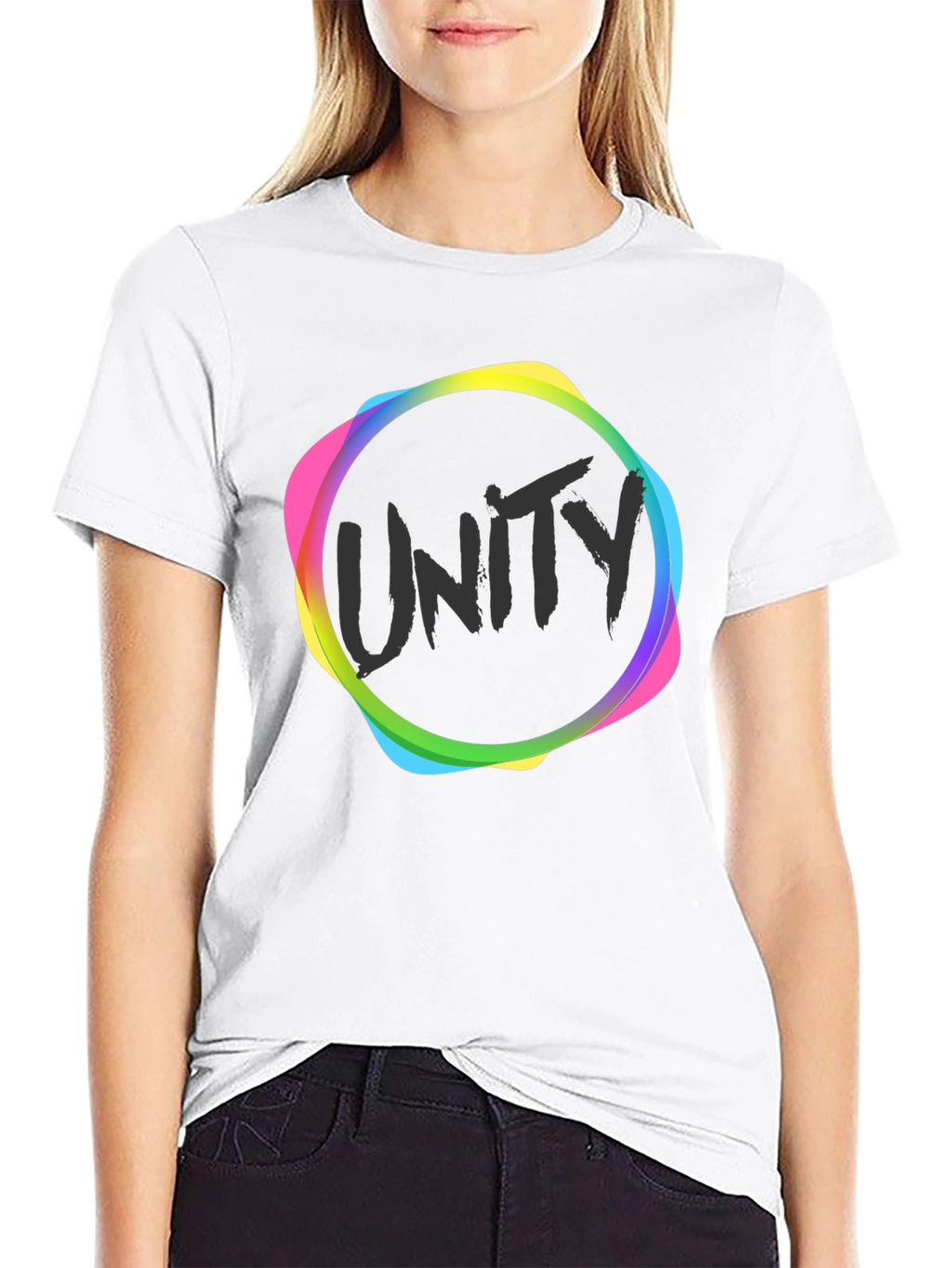 Unity Graphic Black T-Shirt