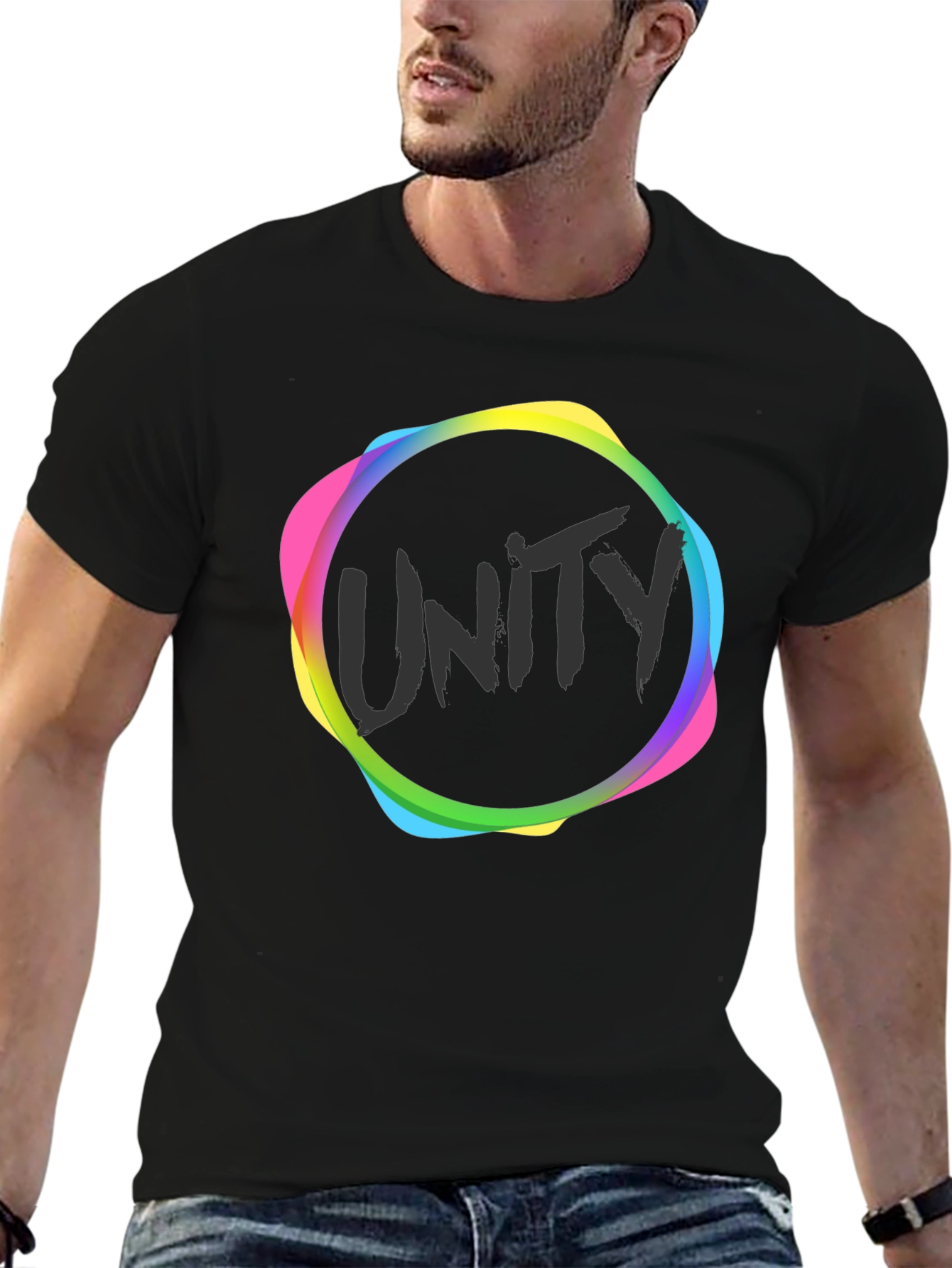 Unity Graphic Black T-Shirt