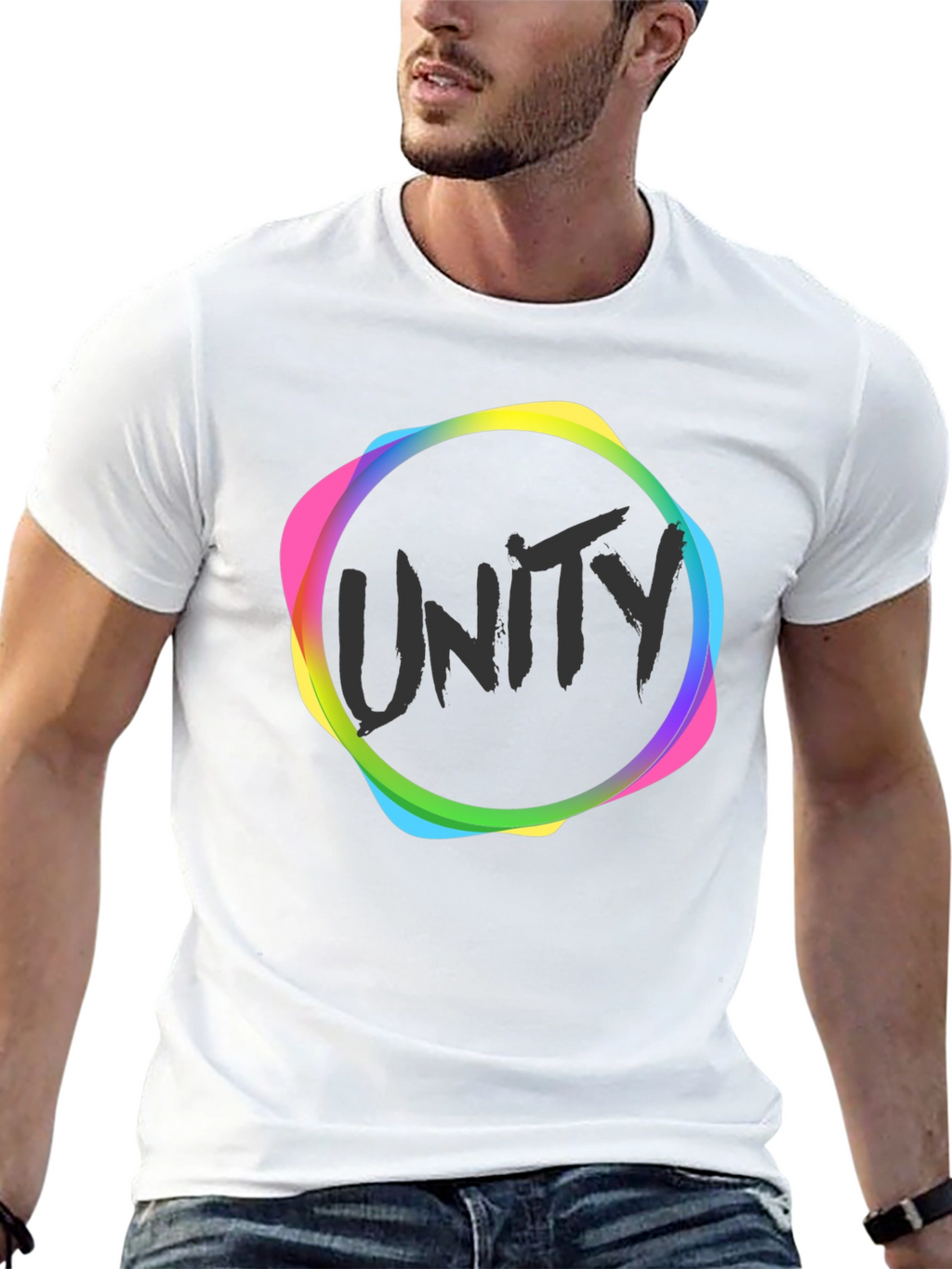 Unity Graphic Black T-Shirt