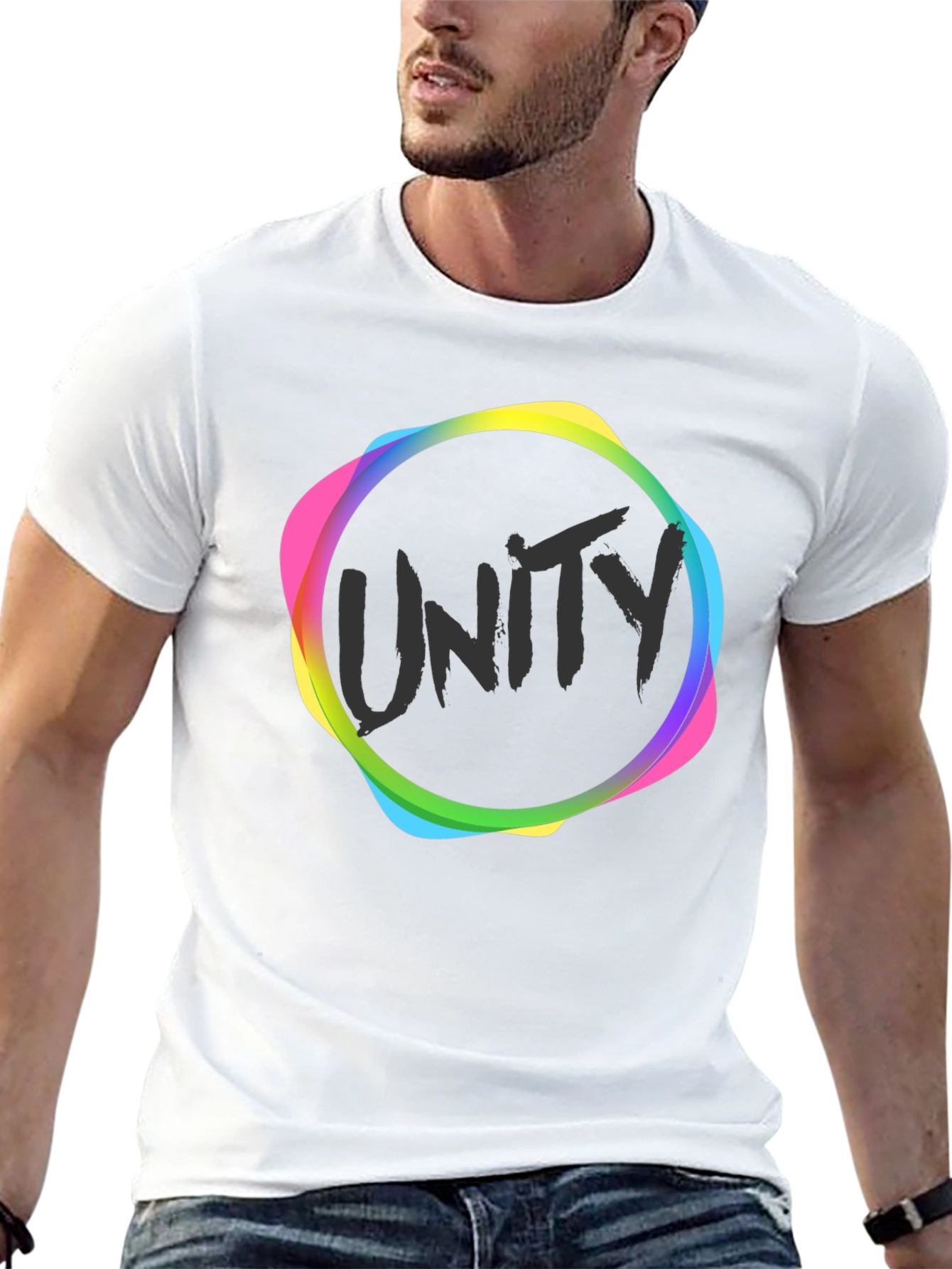 Unity Graphic Black T-Shirt